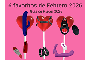 elección de los 6 mejores juguetes eróticos para Febrero 2026 de EROTIKA.