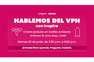 Evento sobre el VPH con Inspira en Erotika Love Shop Amberes