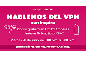 Evento sobre el VPH con Inspira en Erotika Love Shop Amberes
