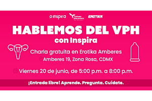 Evento sobre el VPH con Inspira en Erotika Love Shop Amberes
