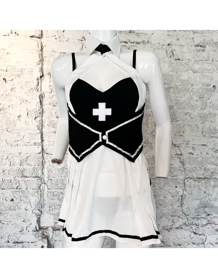 DISFRAZ DE ENFERMERA 2724 NEGRO CHICA