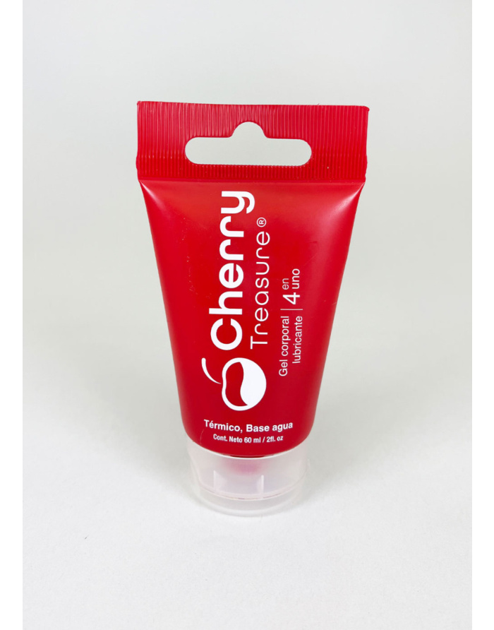 Gel Corporal Lubricante Cherry Treasure Térmico 60ml
