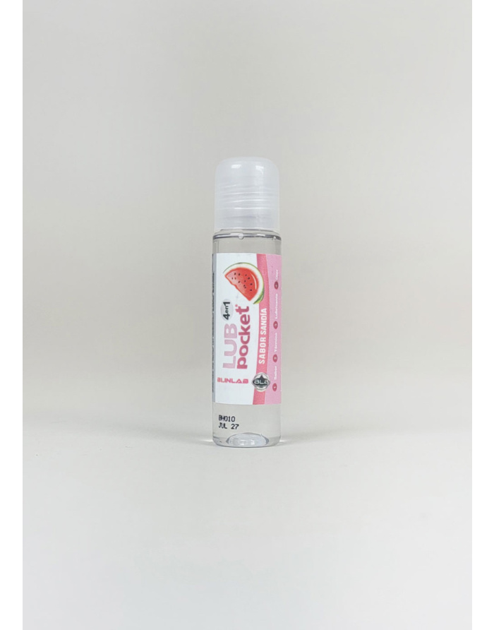 LUBRICANTE 4 EN 1 SABOR SANDIA 10 ML
