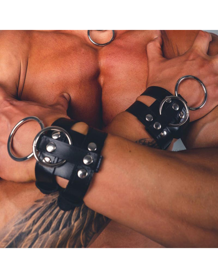 MUÑEQUERAS SLAVE BLACK