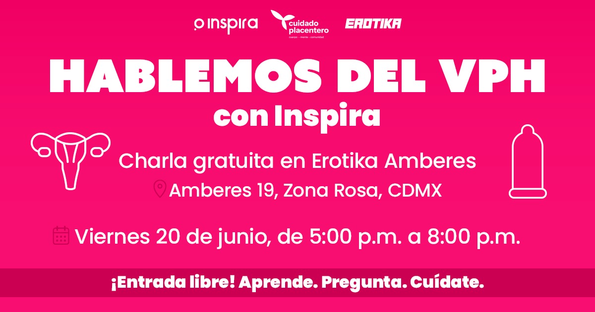 Evento sobre el VPH con Inspira en Erotika Love Shop Amberes